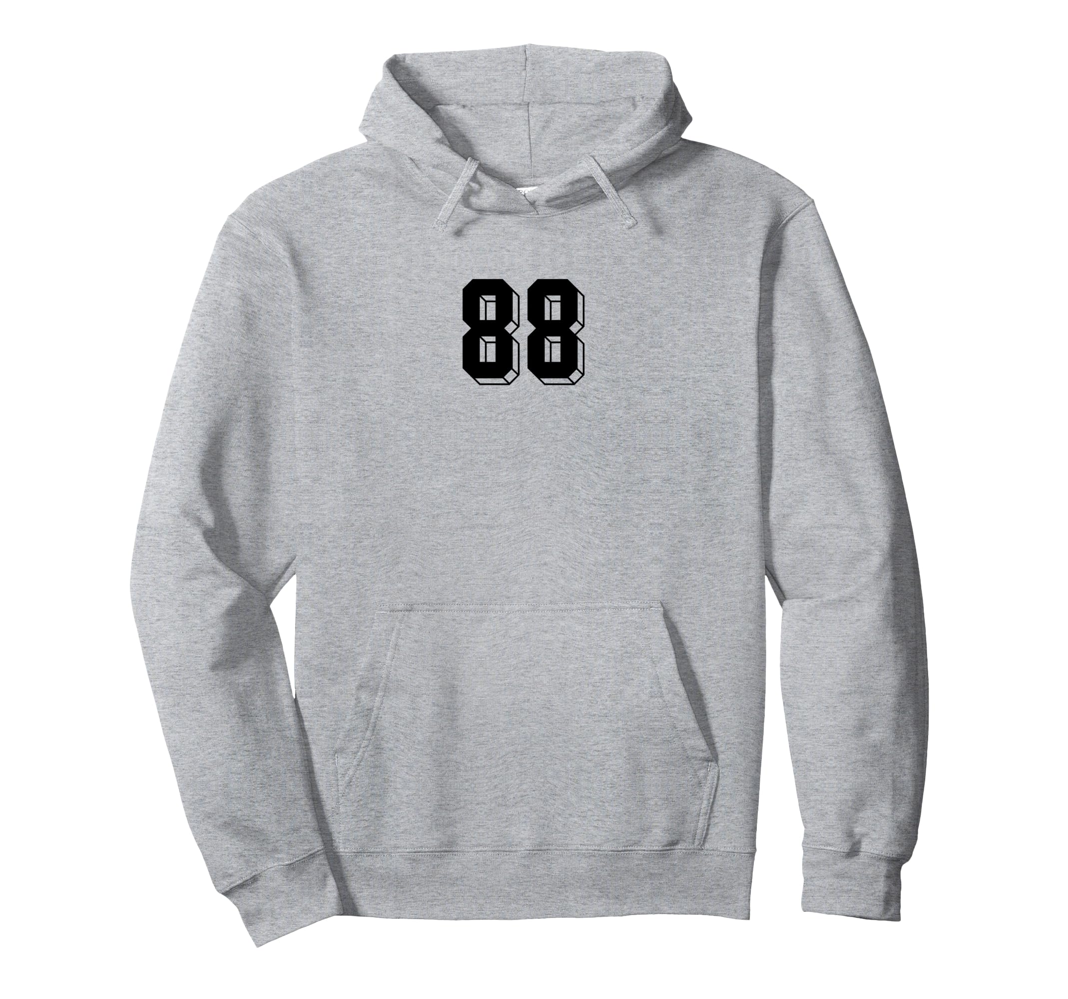 Number 88 80S 90S Soccer Team Jersey Hoodie - Casual Everyday Wear Unisex