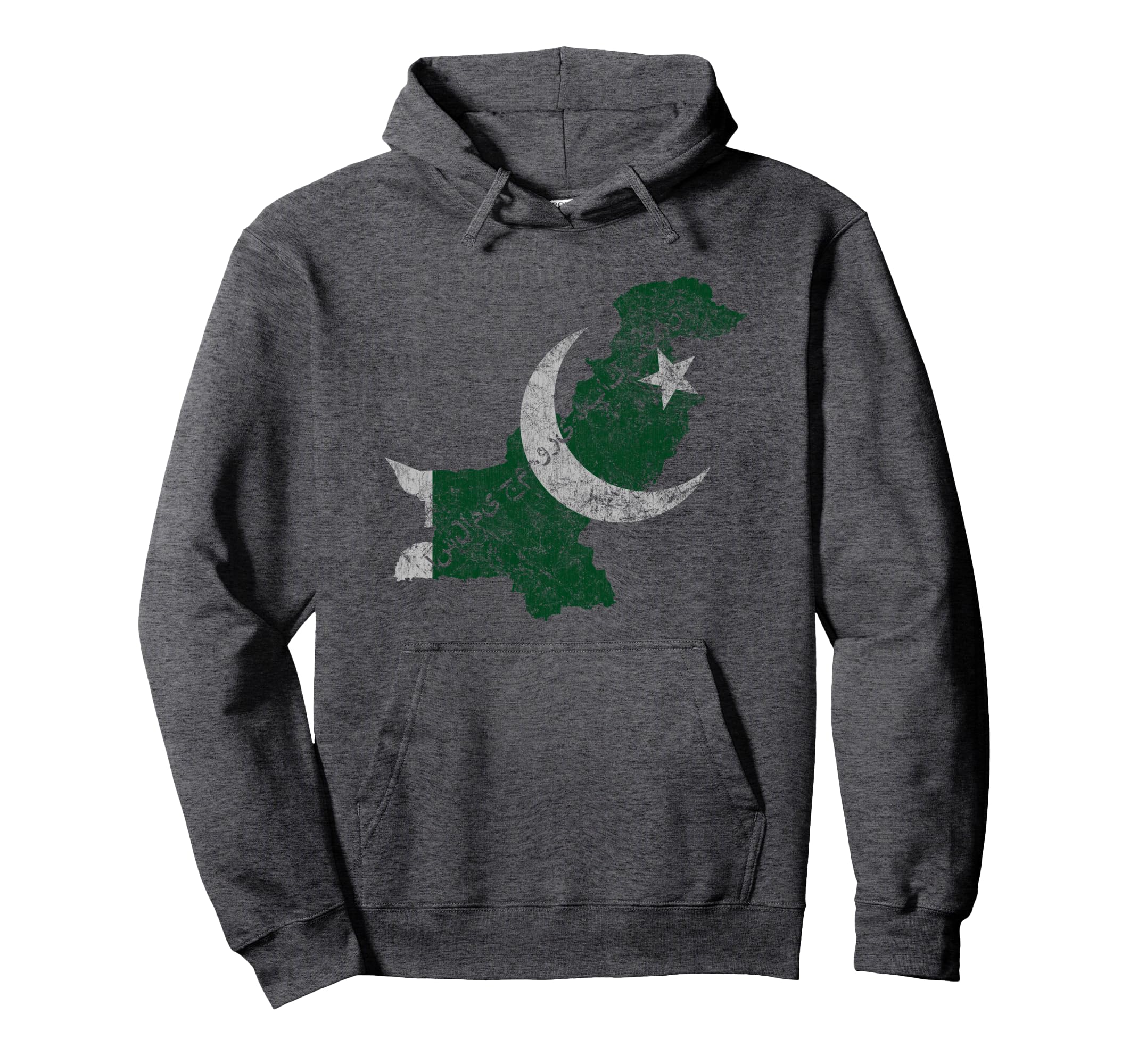 Pakistani Map And Flag Souvenir Hoodie - Casual Everyday Wear Men Women