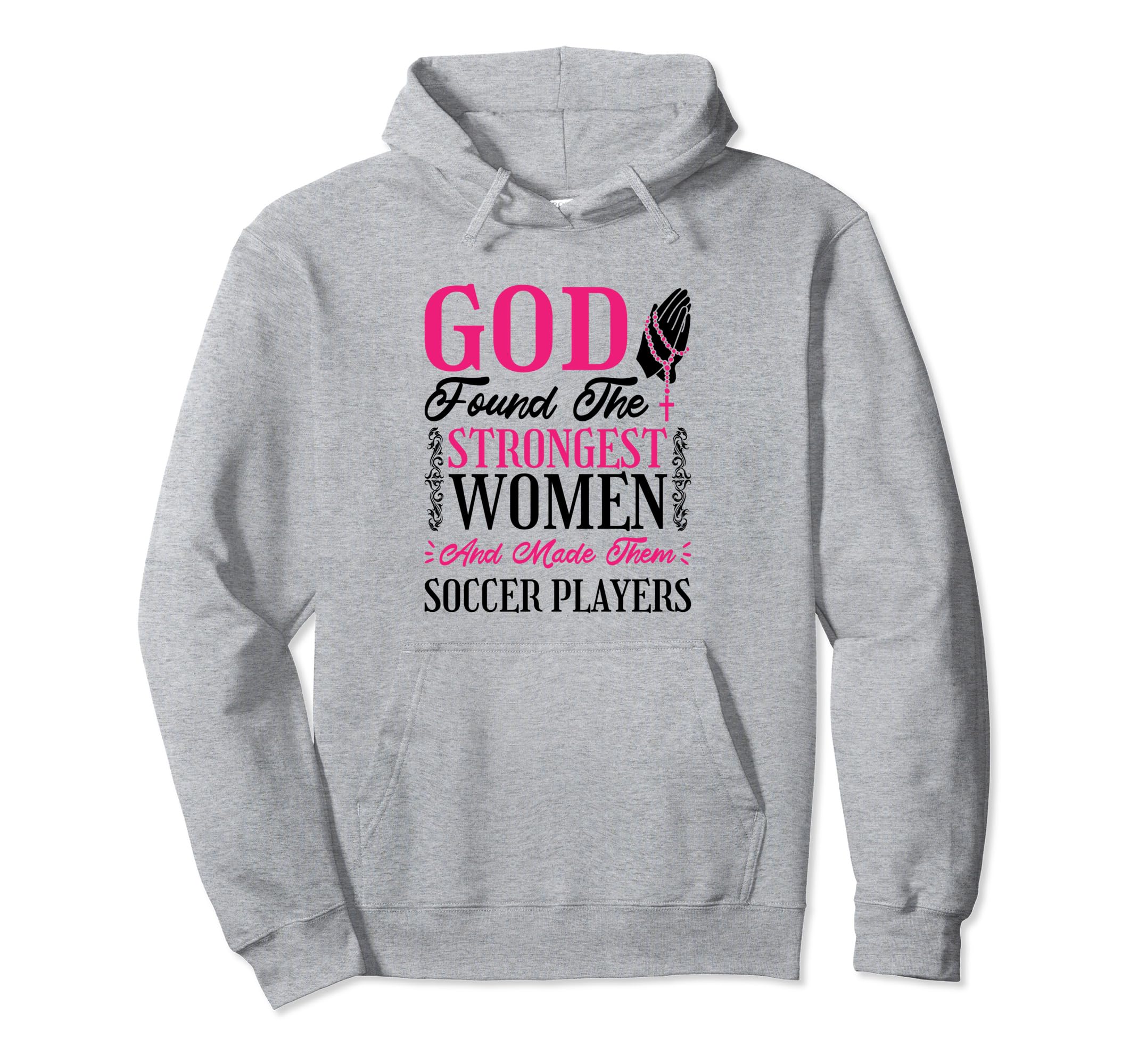 Christianity Soccer Players Designs Hoodie - Casual Everyday Wear Unisex
