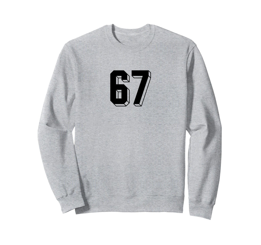 Number 67 80S 90S Soccer Team Sweatshirt - Aesthetic Graphic for Adults