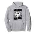 Soccer Mama Checkered Groovy Soccer Mom Hoodie - Graphic Print Men Women