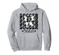 Soccer Sister Soccer Sis Coquette Bow Hoodie - Aesthetic Graphic Men Women