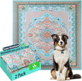 Washable Pee Pads for Dogs, 36"x41" 2 Pack Reusable Puppy Pads Pet Training Pads, Super Absorbent, 100% Waterproof Dog Pee Pads, Whelping, Housebreaking, Incontinence, for Playpen