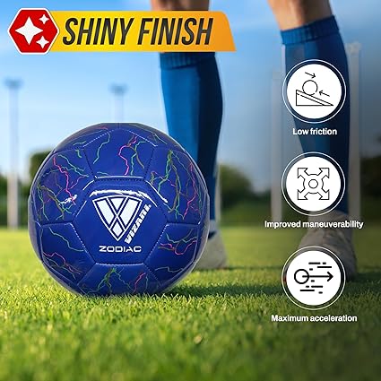 Zodiac Soccer Ball-Blue