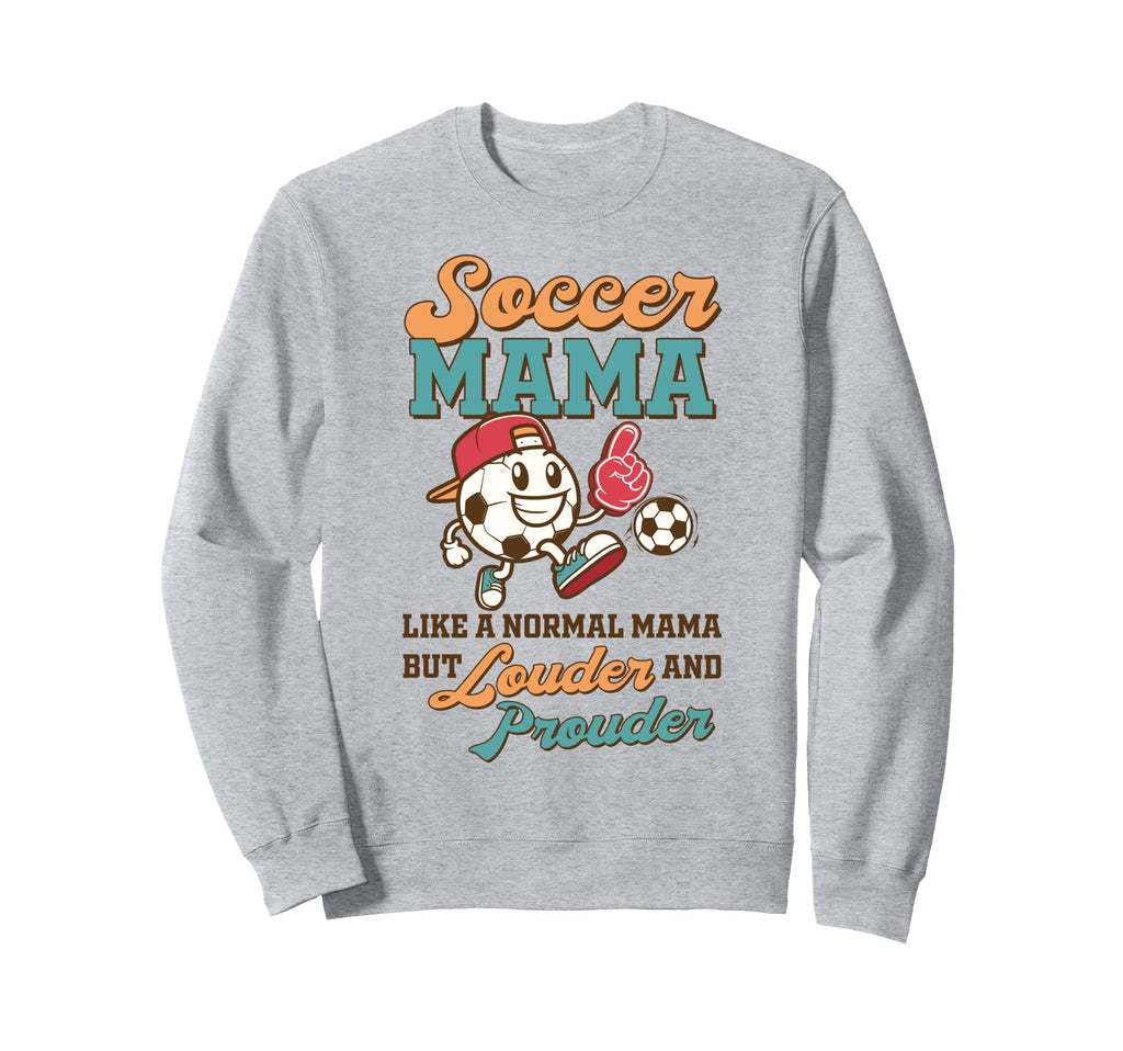 Soccer Mom Game Day Vibes Soccer Sweatshirt - Novelty Apparel Men Women
