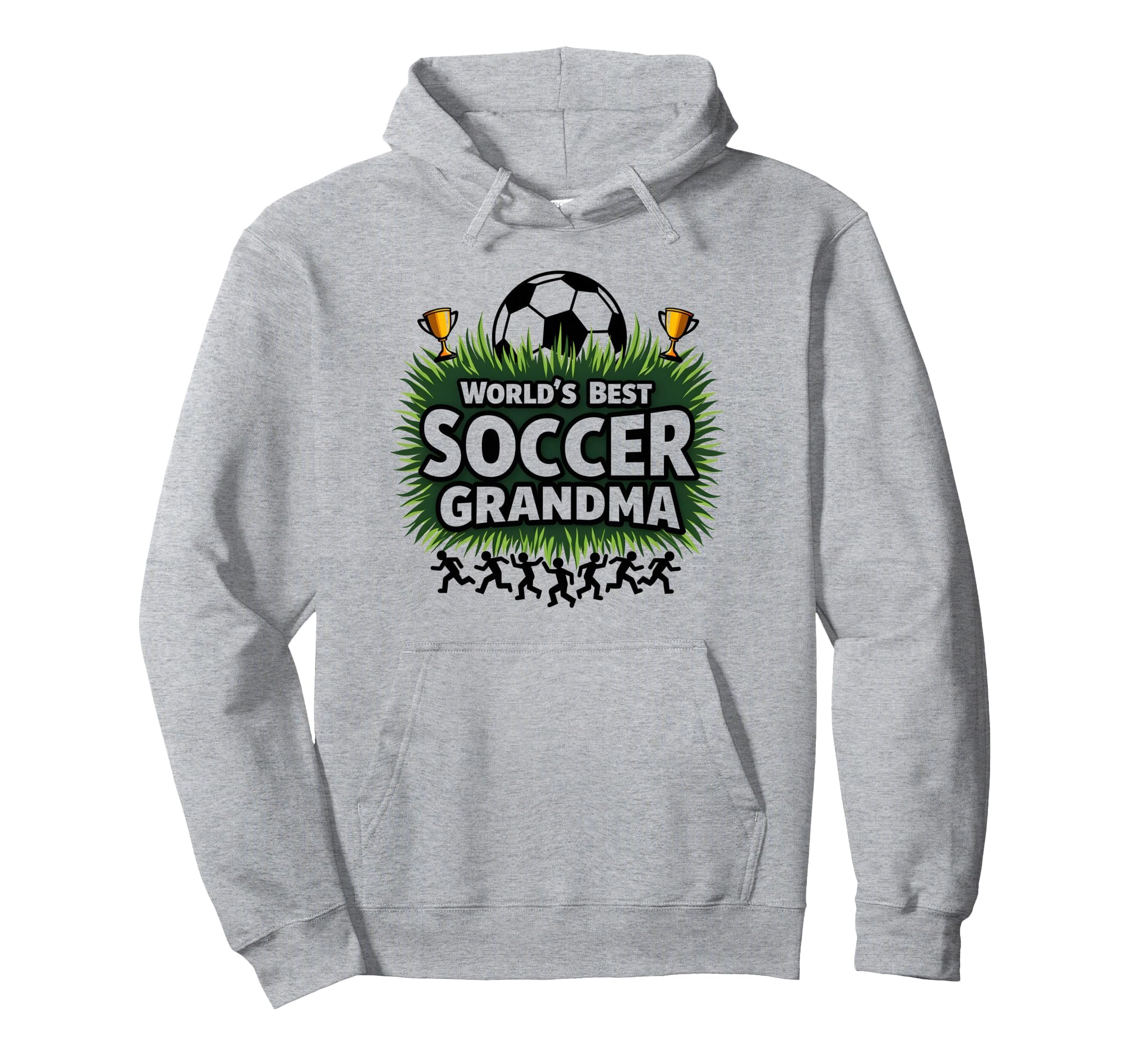 Worlds Best Soccer Grandma Champion Hoodie - Trendy Graphic Men Women