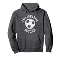 Philadelphia Soccer Distressed 90S Hoodie - Custom Art Print Men Women