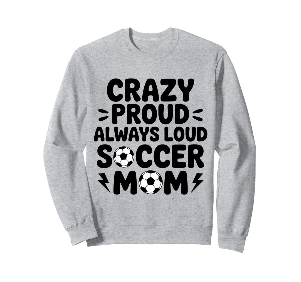 Funny Soccer Mom Funny Soccer Player Hoodie - Novelty Apparel for Adults