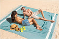 Oversized Turkish Beach Towel Blanket XXL Cotton Sandproof Towels Boho Woven Extra Large Big Sand Free Giant Throw Thick Blankets Huge Quilt XL Picnic Camping Necessities Cloud For Adult Gifts Teal