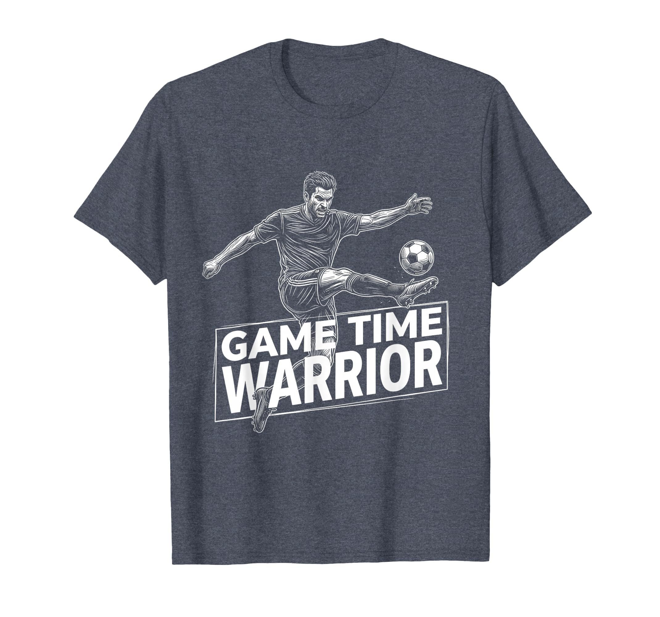Game Time Warrior Soccer T-Shirt - Streetwear Style Unisex