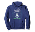 Love Soccer Robots Just Who Loves Goals Hoodie - Minimalist Print Unisex