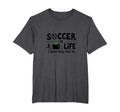 Soccer Is Life I Just Pay It Mens T-Shirt - Custom Art Print for Adults