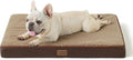 Bedsure Dog Bed Medium Size Dog - Orthopedic Flat Puppy Beds with Removable Washable Cover, Egg Crate Foam Pet Mat, Suitable for Pet Up to 35 lbs