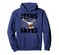 Funny Soccer Art Jesus Goalkeeper Soccer Hoodie - Custom Art Print Unisex