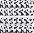 Sotiff 24 Pcs Size 5/4 Soccer Ball Bulk with 24 Pump Deflated Soccer Balls for Kids Teen Football Bulk for Game Training School Team Sports Adults Player Practice Outdoor