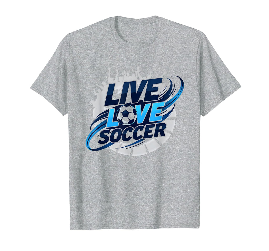 Soccer Mom Live Love Soccer Passion Sweatshirt - Graphic Print Men Women