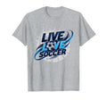 Soccer Mom Live Love Soccer Passion Sweatshirt - Graphic Print Men Women