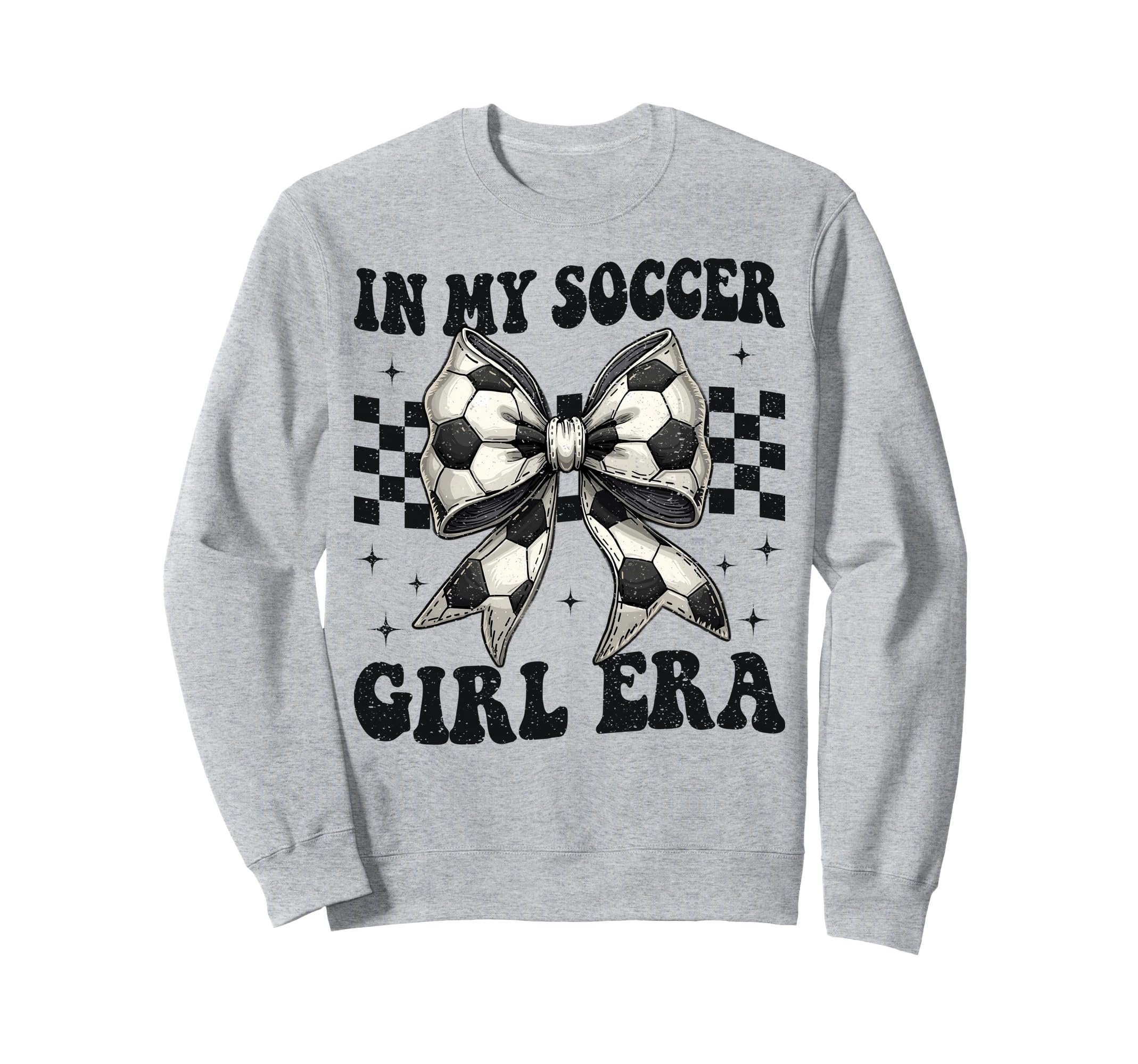 My Soccer Era Coquette Bow Soccer Sweatshirt - Trendy Graphic Men Women