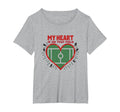 My Heart Is That Field Soccer Fan T-Shirt - Minimalist Print Men Women