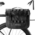 ROCKBROS Bike Panniers 15L Capacity Waterproof Bike Rack Bag Bicycle Panniers for Cycling Commuting Bikepacking Black