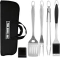 Pork Barrel BBQ Tool Set Grill Kit - Premium Stainless Steel BBQ Grill Accessories, Grilling Tools & BBQ Accessories for Outdoor Grill - Perfect BBQ Tools and Grilling Gifts for Men