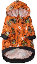 Rocky – The Orginal Lightweight Hooded TEE 100% Organic Cotton Dog Hoodie Pet Coat Sweater for Small, Medium, Large Dogs, Spooky, XX-Small