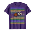 Sports Basketball Baseball Football T-Shirt - Minimalist Print Unisex