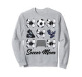 Soccer Mama Bow Soccer Mom Mommy Sweatshirt - Unique Graphic Unisex