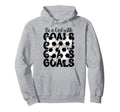 Soccer Coquette Be Goals Hoodie - Trendy Graphic for Adults