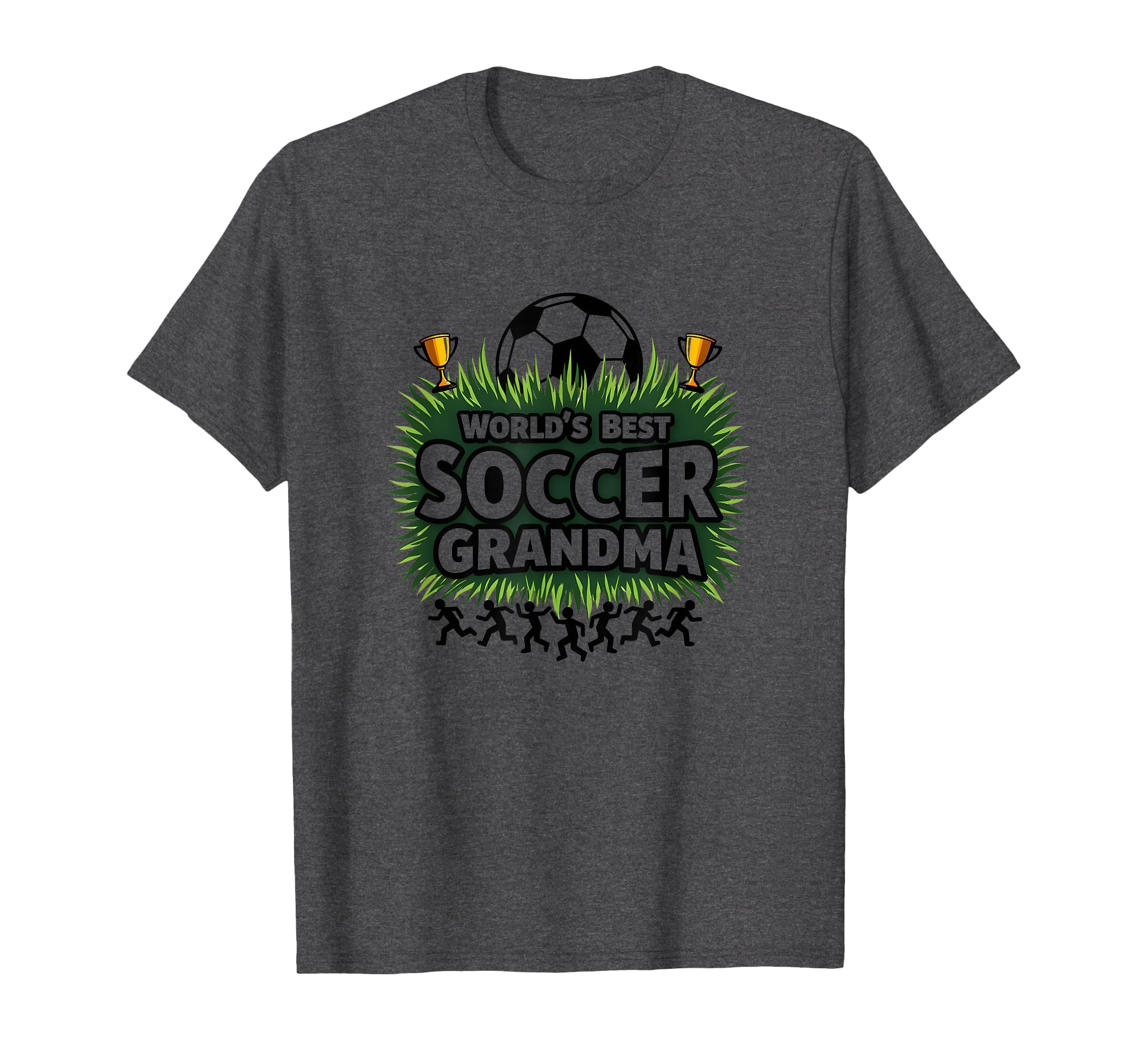 Worlds Best Soccer Grandma Champion T-Shirt - Novelty Apparel for Adults