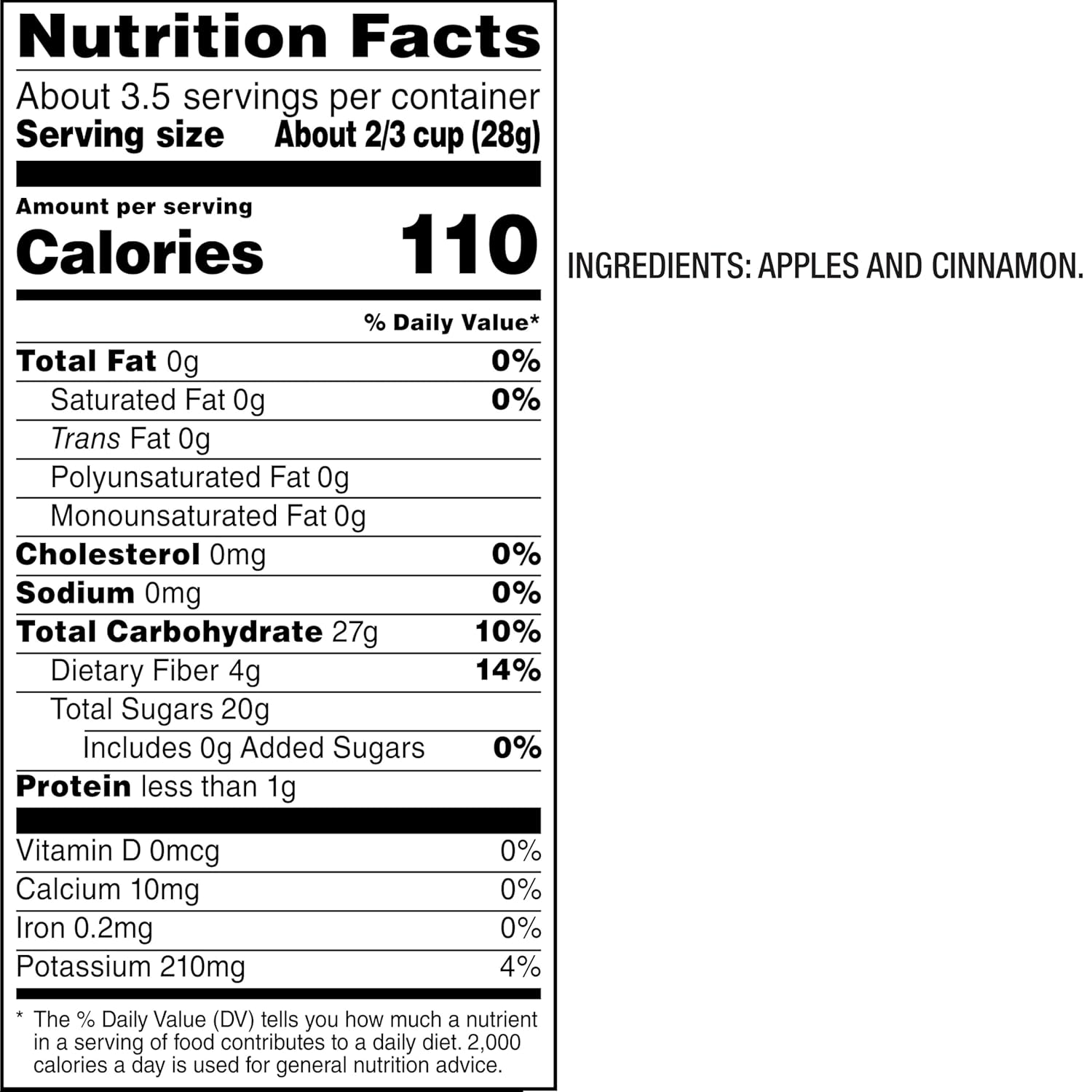 Bare Fruit Cinnamon Apple Chips, 3.4 Oz., Case of 12