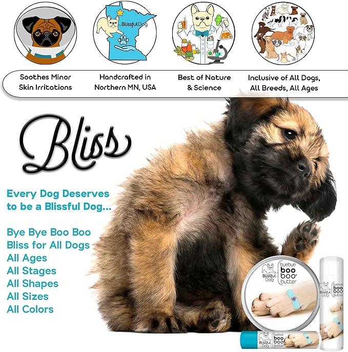 The Blissful Dog Dogue De Bordeaux Boo Boo Butter, 16 oz.