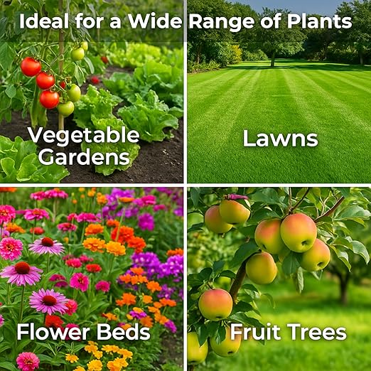 Gypsum for Soil - Calcium for Plants - Gypsum Fertilizer for Gardening, Lawn & Vegetables - Calcium for Garden (5 qts. - 10 lbs.)
