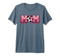 Soccer Mom Coquette Bow Game Day Mama Life T-Shirt - Graphic Print Unisex