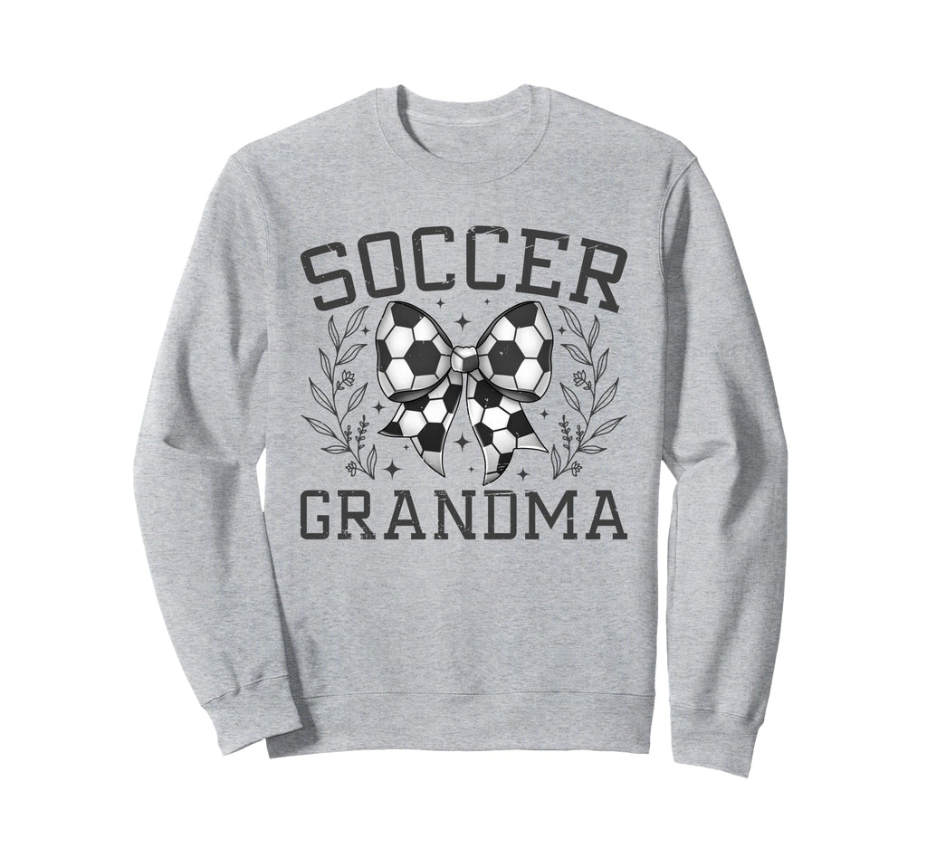 Coquette Bow Soccer Grandma Game Sweatshirt - Custom Art Print for Adults