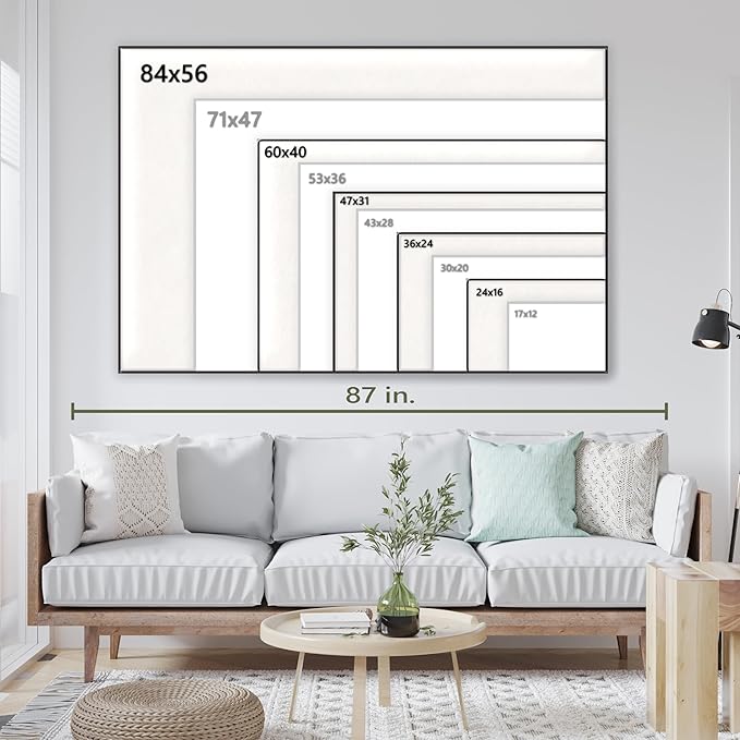 Nature Wall Art Prints - Ocean Forest Mountain Lake Canvas Landscapes - Small to Extra Large Living Room Bedroom Kitchen Bathroom Décor (Golf Course with Stone Bridge, 24L" x 36W")