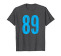 Number 89 Distressed Sport Team T-Shirt - Minimalist Print Men Women