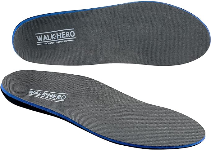 Plantar Fasciitis Feet Insoles Arch Supports Orthotics Inserts Relieve Flat Feet, High Arch (Mens 15-15 1/2)