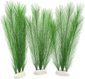 BEGONDIS Aquarium Decorations 3Pcs Fish Tank Artificial Green Water Plants Made of Silk Fabrics Plastic