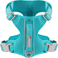 BARKBAY Dog Harness No Pull with ID Tag Pocket - Heavy Duty, Reflective, Easy Control for Large Dogs(Ocean Blue,S)