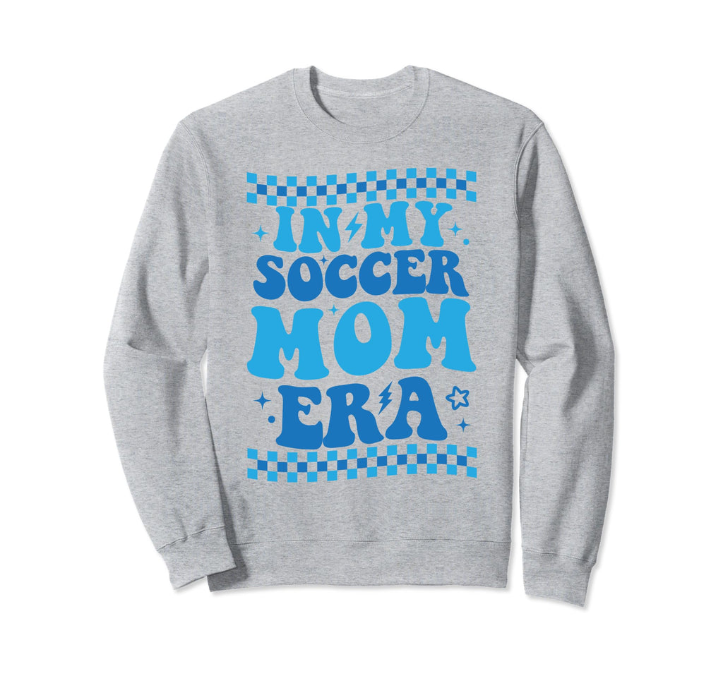 My Soccer Mom Era Groovy Soccer Mom Sweatshirt - Minimalist Print Unisex
