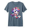 Footballer Unicorn Fans Soccer Team T-Shirt - Casual Everyday Wear Unisex