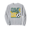 Game Day Soccer Season Green Sweatshirt - Streetwear Style for Adults