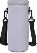AUPET Water Bottle Bag Carrier,24oz/32oz Insulated Neoprene bottle Sling Holder Case Pouch Cover for 1000ML/750ML Bottles with Shoulder Strap for walking
