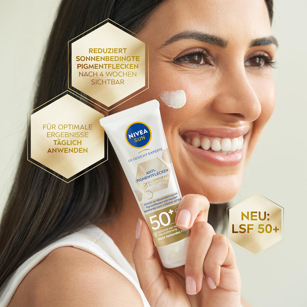 Nivea Luminous630 Sunscreen Spot Treatment Day Cream SPF50 - 1.35 Fl Oz