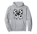 Soccer Game Day Soccer Lover Coquette Bow Hoodie - Novelty Apparel Unisex