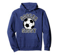 Soccer Ball Distressed Trending Hoodie - Casual Everyday Wear for Adults