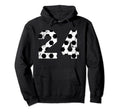 Soccer 24 Jersey Number Hoodie - Unique Graphic Men Women