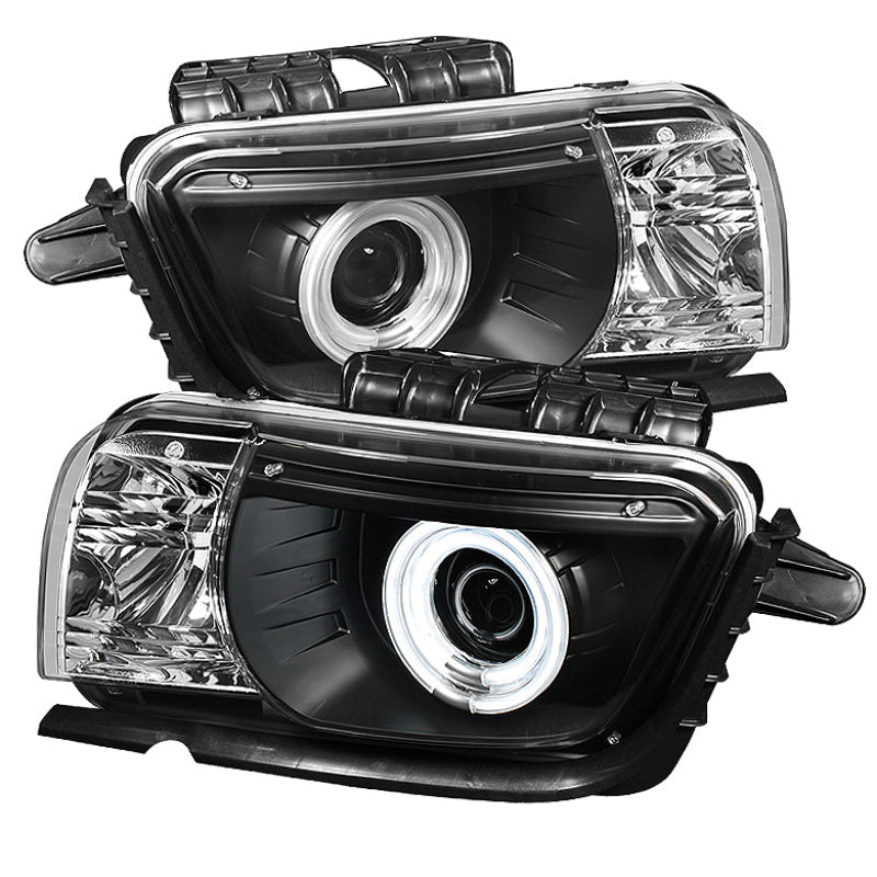 SPYDER Chevy Camaro 10-13 Projector Headlights Dual Halo CCFL Halo Blk High/ PRO-YD-CCAM2010-CCFL-BK 5042354