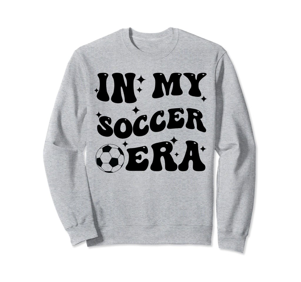 Groovy My Soccer Era Soccer Lovers Sweatshirt - Graphic Print for Adults